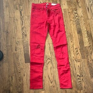 rag & bone Red Skinny Jeans